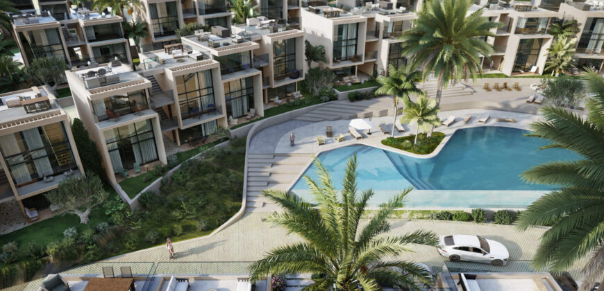 Severní Kypr, Esentepe – Luxusní Apatmán 1+1 v resortu Casa del Mare