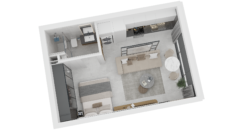 Severní Kypr – Studio penthouse v luxusním resortu Casa del Mare