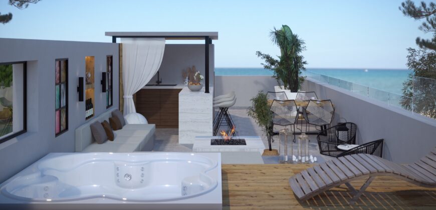 Severní Kypr, Esentepe – Luxusní Penthouse se střešní terasou 2+1