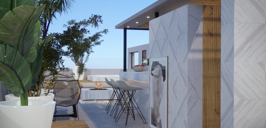 Severní Kypr, Esentepe – Luxusní Penthouse se střešní terasou 2+1