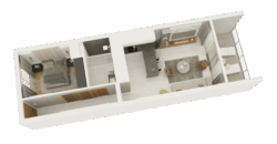 Severní Kypr, Esentepe – Luxusní Apatmán 1+1 v resortu Casa del Mare