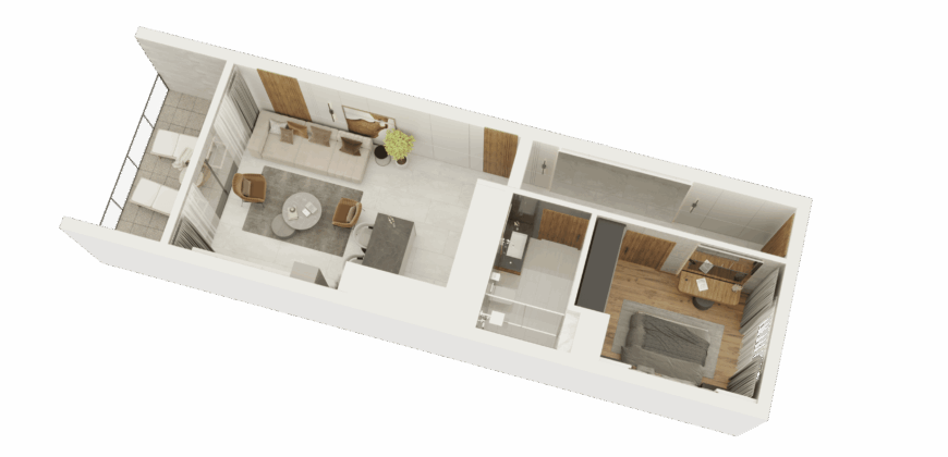 Severní Kypr, Esentepe – Luxusní Apatmán 1+1 v resortu Casa del Mare