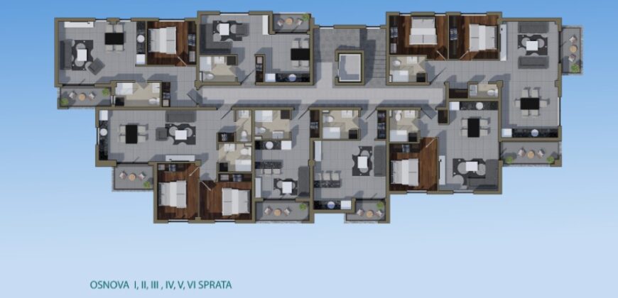 Černá Hora, Cheluge, Bar – Nové byty ve výstavbě