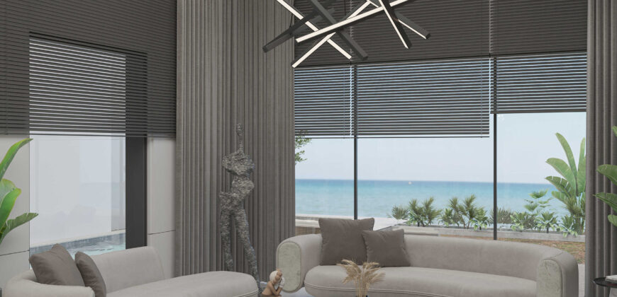 Severní Kypr, Esentepe – Luxusní vila 3+1 v resortu Casa del Mare