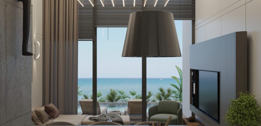 Severní Kypr, Esentepe – Luxusní Penthouse s bazénem 2+1