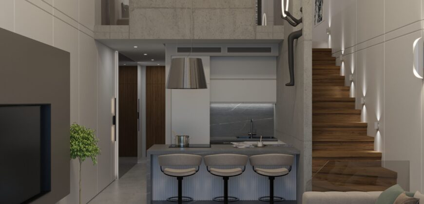 Severní Kypr, Esentepe – Luxusní Penthouse s bazénem 2+1