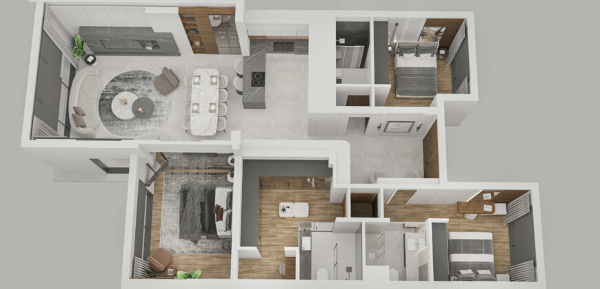 Severní Kypr, Esentepe – Luxusní vila 3+1 v resortu Casa del Mare