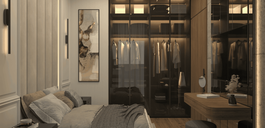 Severní Kypr, Esentepe – Luxusní Apatmán 1+1 v resortu Casa del Mare