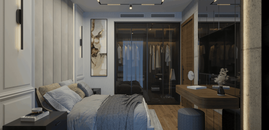 Severní Kypr, Esentepe – Luxusní Apatmán 1+1 v resortu Casa del Mare