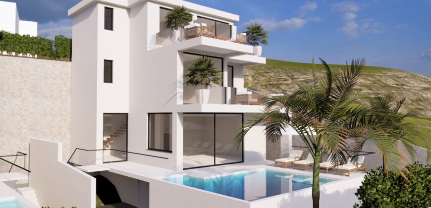 Albánie , Golem –  Luxusní vily s privátním bazénem